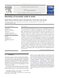 Reactivity of Mucohalic Acids in Water