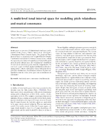 A Multi-Level Tonal Interval Space for Modelling Pitch Relatedness and Musical Consonance