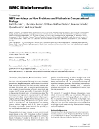 BMC Bioinformatics Biomed Central
