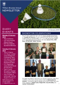 Diary Events