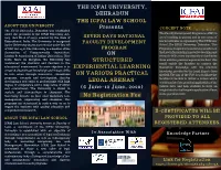 Faculty Development Program Brochure