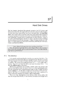 Hard Disk Drives