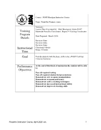Lesson Plan Format