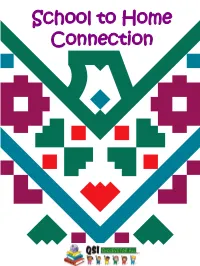 School to Home Connection Table of Contents