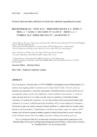 Textural Characteristics and Facies of Sand‐Rich Contourite Depositional