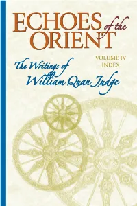 The Writings of William Quan Judge