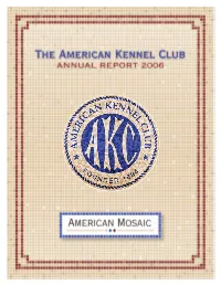 2006 AKC Annual Report