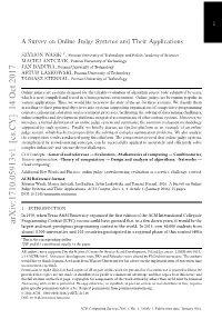 A Survey on Online Judge Systems and Their Applications