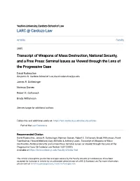 Seminal Issues As Viewed Through the Lens of the Progressive Case