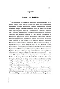 Summary and Highlights