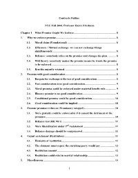 Contracts Outline