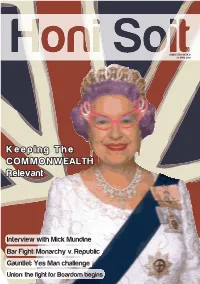 Keeping the COMMONWEALTH Relevant