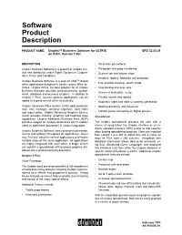 Software Product Description