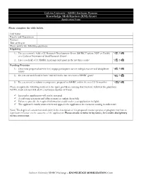 Application Form