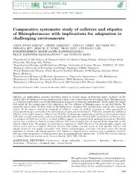 Comparative Systematic Study of Colleters and Stipules of Rhizophoraceae with Implications for Adaptation to Challenging Environments