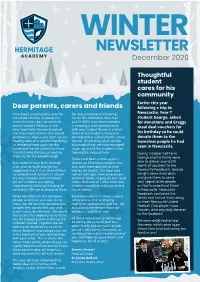 End of Term Newsletter