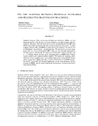 On the Mapping Between Hopfield Networks and Restricted Boltzmann
