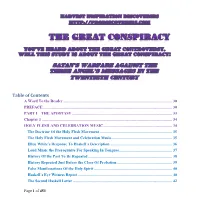 Table of Contents a Word to the Reader