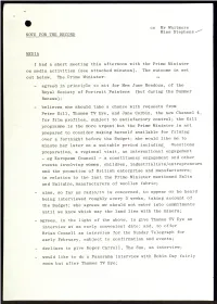 Cc Mr Whitmore NOTE for the RECORD Miss Stephens
