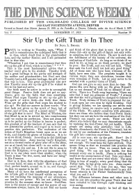 Divine Science Weekly V5 N39 Nov 17 1923