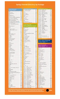 Spring Channel Directory by Package