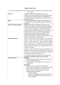 UNESCO Project Sheet