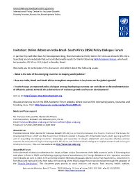 Application for IPC Internship Programme