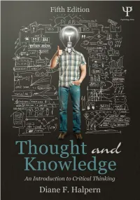Thought and Knowledge