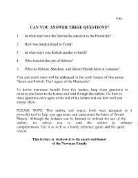 Can You Answer These Questions?
