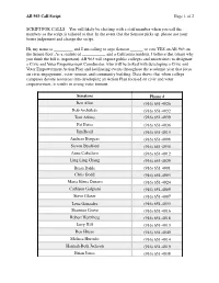 AB 963 Call Script Page �1 of �2