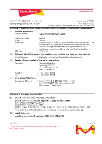 SAFETY DATA SHEET Revision Date 18.12.2020 According to Regulation (EC) No