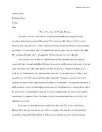 View Sample a Tale of Two Cities by Charles