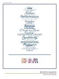 Interim Report 2010 Bertelsmann at a Glance
