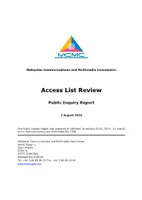 Access List Review