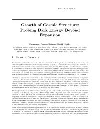 Growth of Cosmic Structure: Probing Dark Energy Beyond Expansion