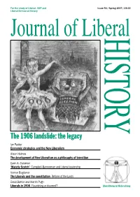 The 1906 Landslide: the Legacy