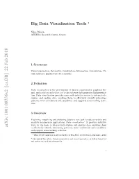 Big Data Visualization Tools ?