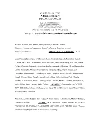 Dialogue Coach Cv a Mccourt 06022021