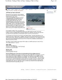 Page 1 of 1 Fact Sheets : Getting to Thule Air Base : Getting to Thule Air