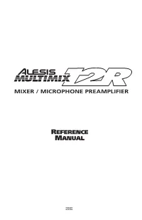 Reference Manual