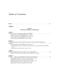Table of Contents