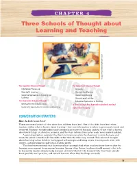Three Schools of Thought About Learning and Teaching © Syda Productions/Shutterstock.Com © Syda