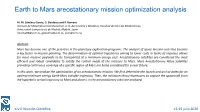 Earth to Mars Areostationary Mission Optimization Analysis