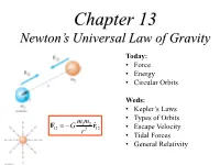 Physics 4A Chapter 13