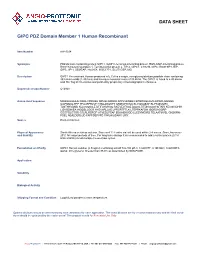 Rap-3334 GIPC PDZ Domain Member 1 Human Recombinant-PDF.Pdf