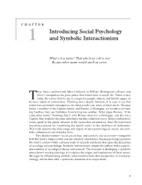 1 Introducing Social Psychology and Symbolic Interactionism