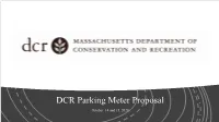 DCR Parking Meter Proposal