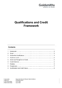 Qualifications and Credit Framework (PDF)