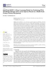 6Mapred-MSFF: a Deep Learning Model for Predicting DNA N6-Methyladenine Sites Across Species Based on a Multi-Scale Feature Fusion Mechanism