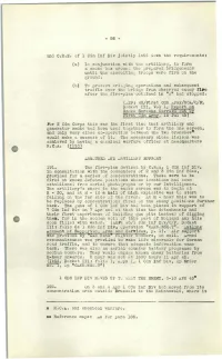 And C.R.E. of 1 Cdn Inf Div Jointly Laid ~0Wn the Requirements: Until The